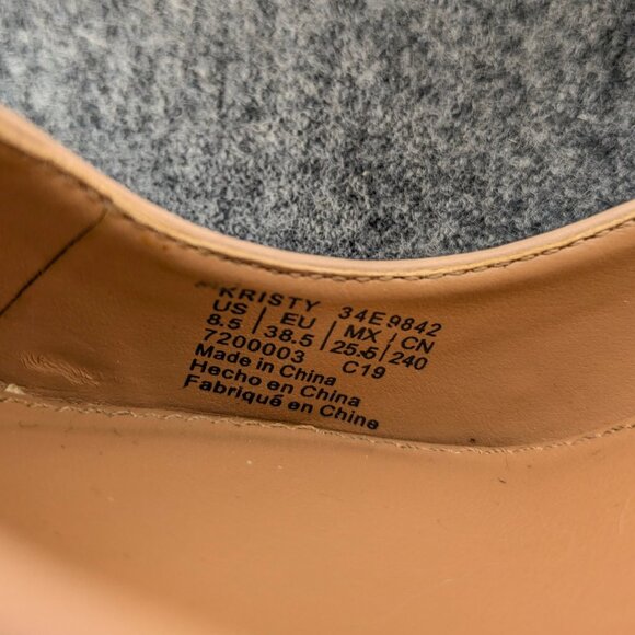 Calvin Klein Kristy Nude Heels | Size 8.5 | Pointed Toe Pumps | 3.25" Heel - Picture 5 of 10